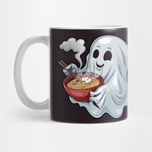 Cute ghost offering ramen noodles Mug